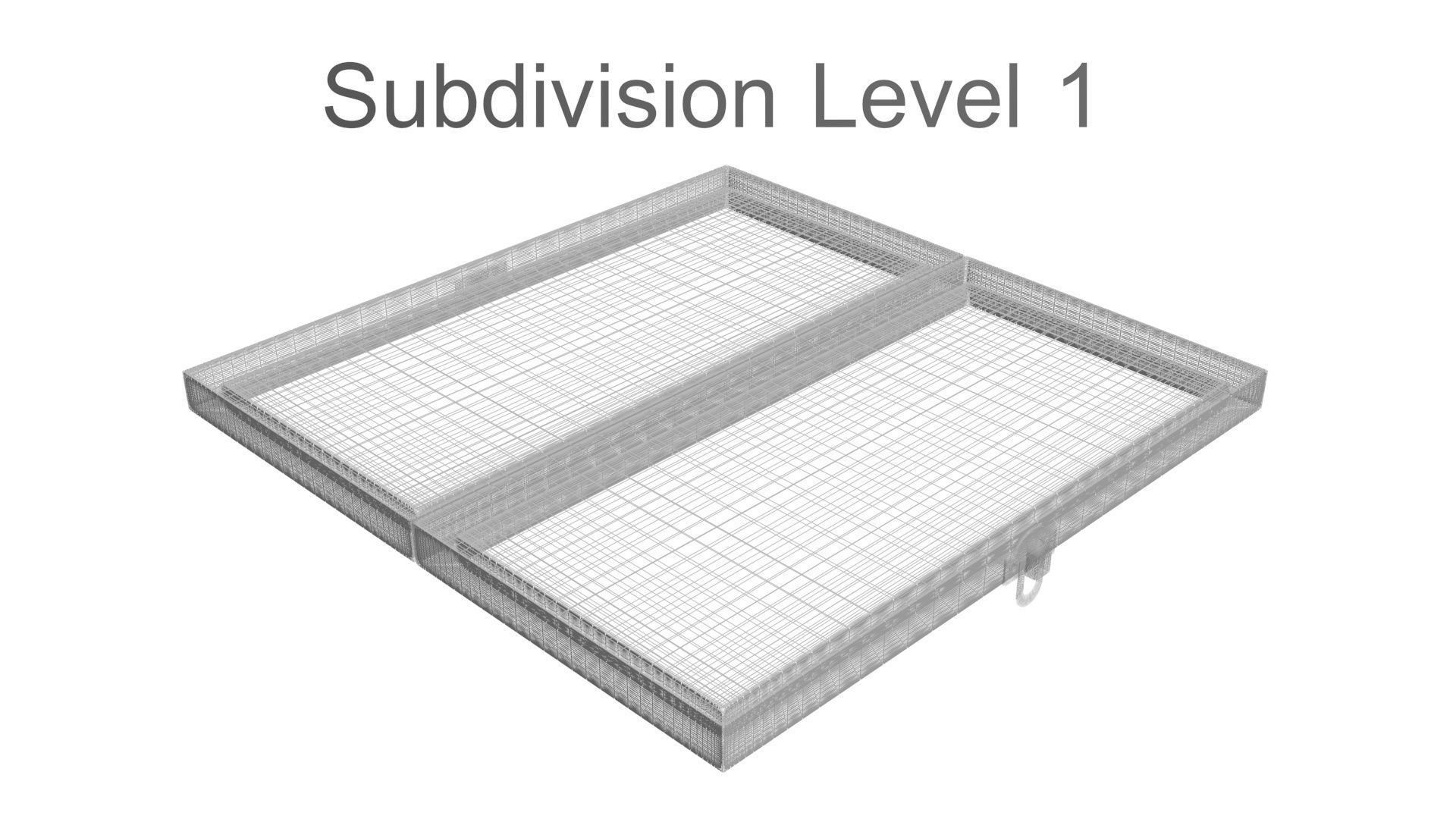 Opened Chess Board 3D model_20