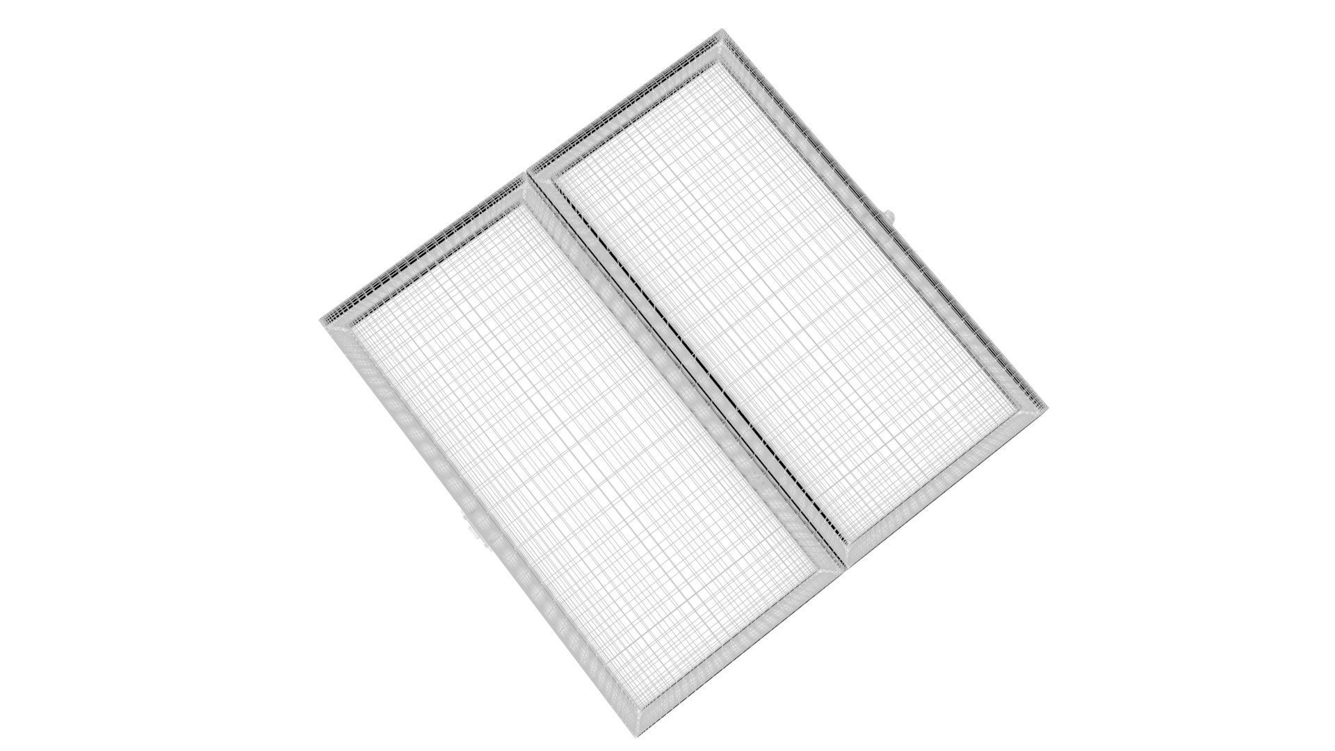 Opened Chess Board 3D model_12