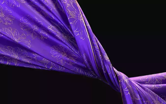 Fabric Simulation 3D model