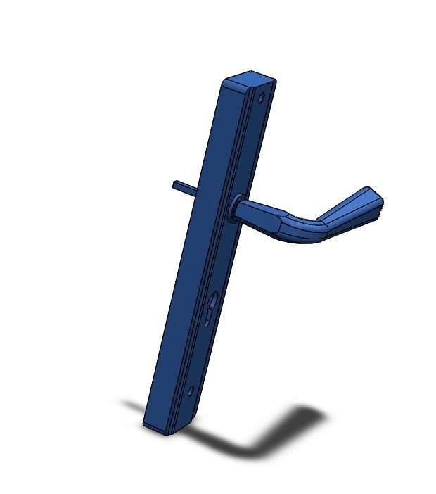 door handle 3D print model_1