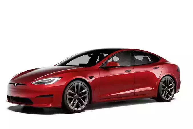 tesla plaid 2021 3D model