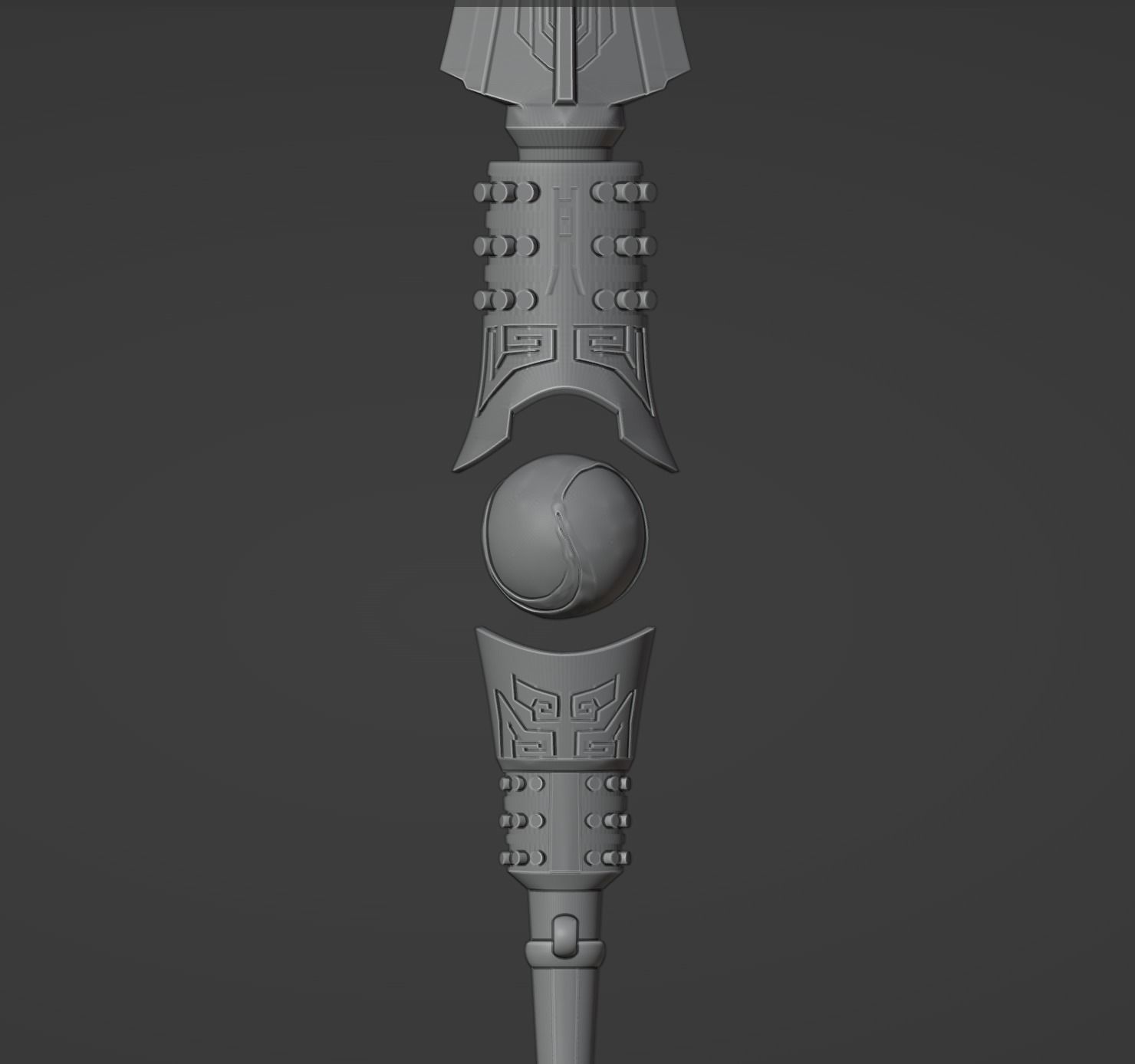 Dan Heng Spear - Honkai Star Rail - Dan Heng Cosplay 3D print model_7