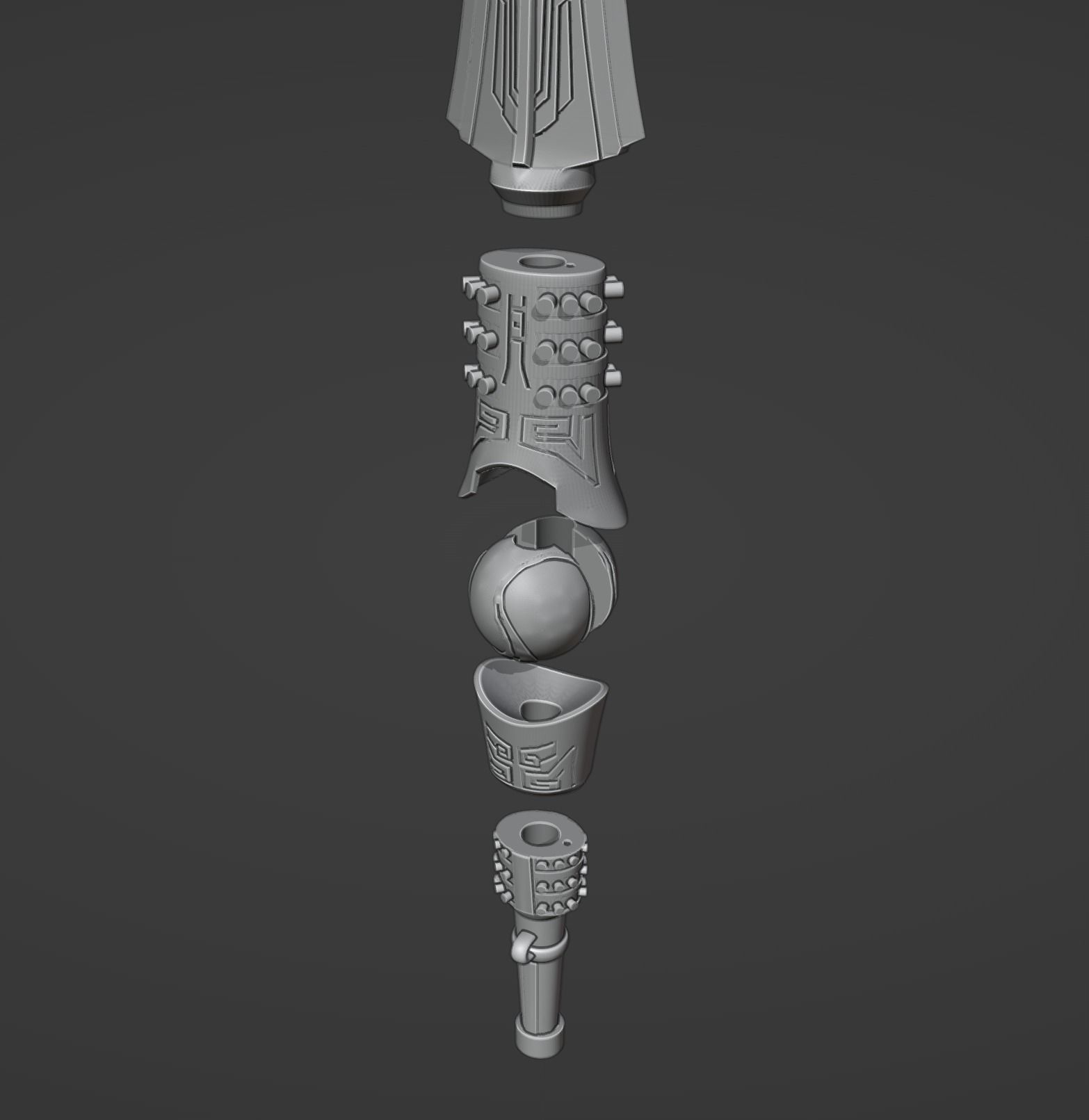 Dan Heng Spear - Honkai Star Rail - Dan Heng Cosplay 3D print model_12