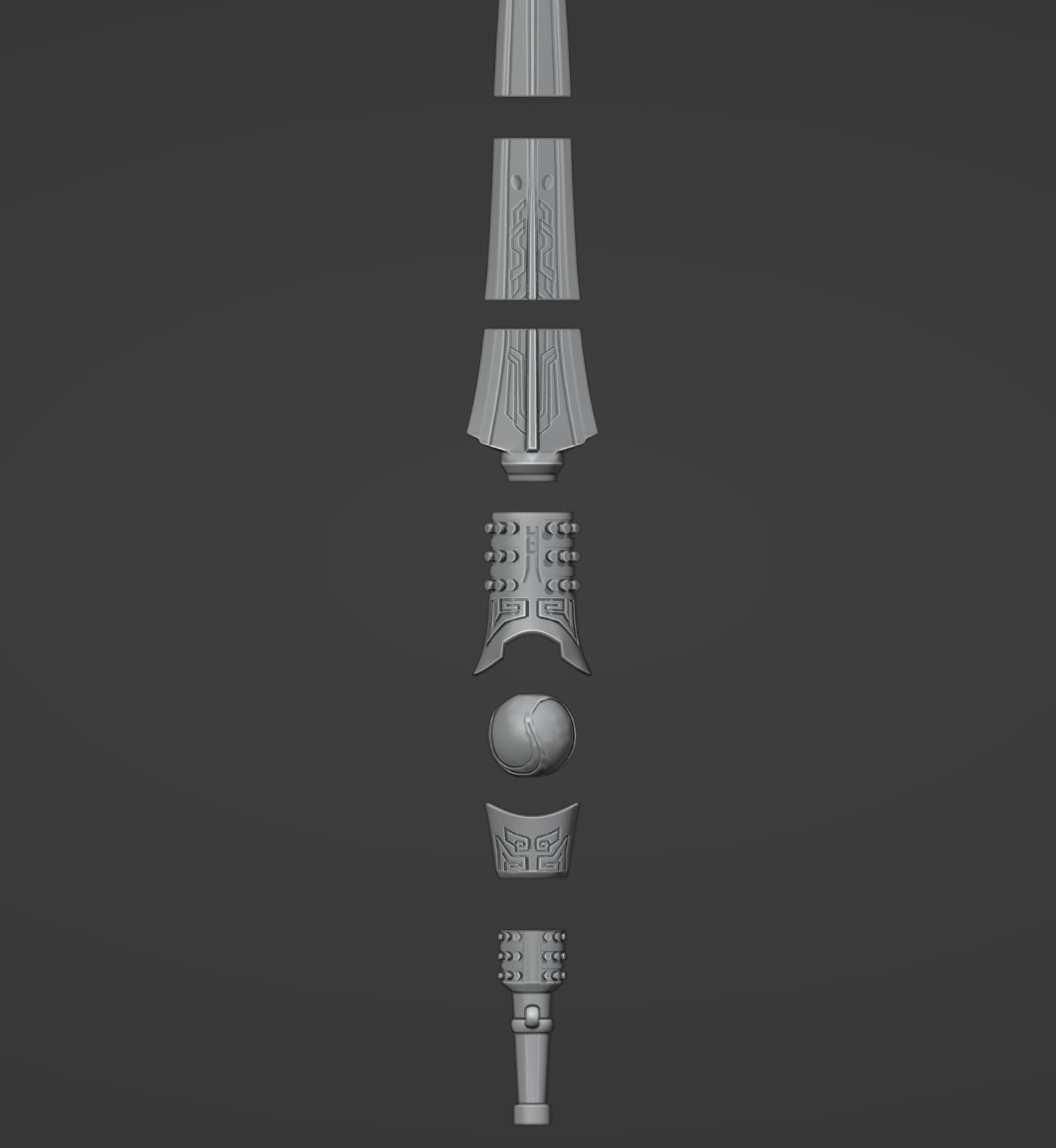 Dan Heng Spear - Honkai Star Rail - Dan Heng Cosplay 3D print model_10