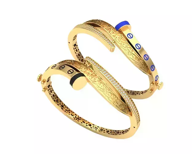 Islamic gold bracelet direct casting