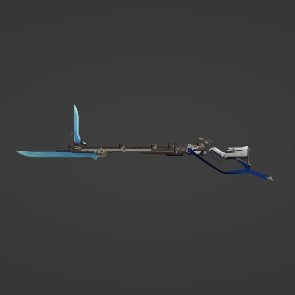 Bronya Rifle - Honkai Star Rail - Bronya Cosplay 3D print model_1