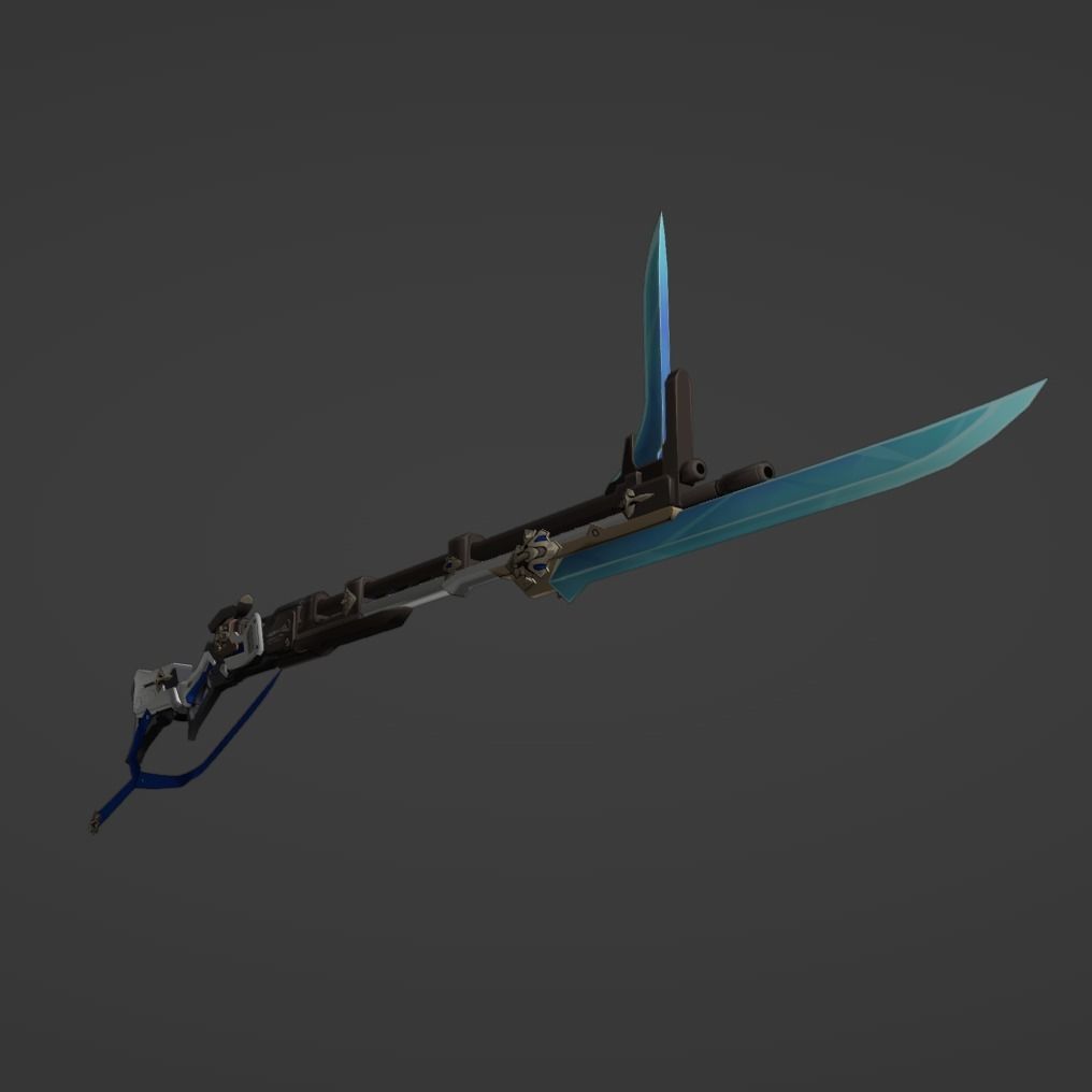 Bronya Rifle - Honkai Star Rail - Bronya Cosplay 3D print model_3