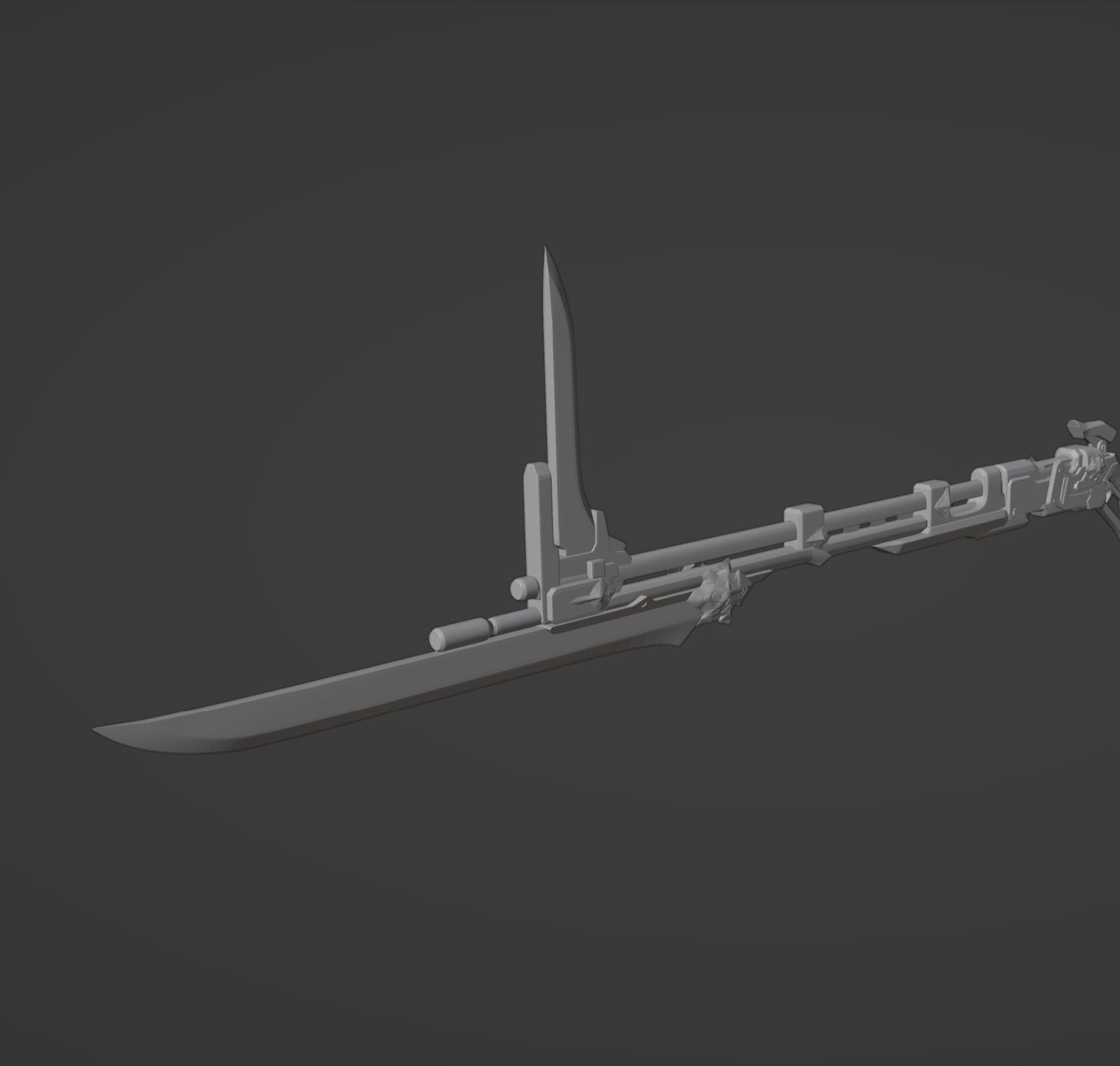 Bronya Rifle - Honkai Star Rail - Bronya Cosplay 3D print model_6