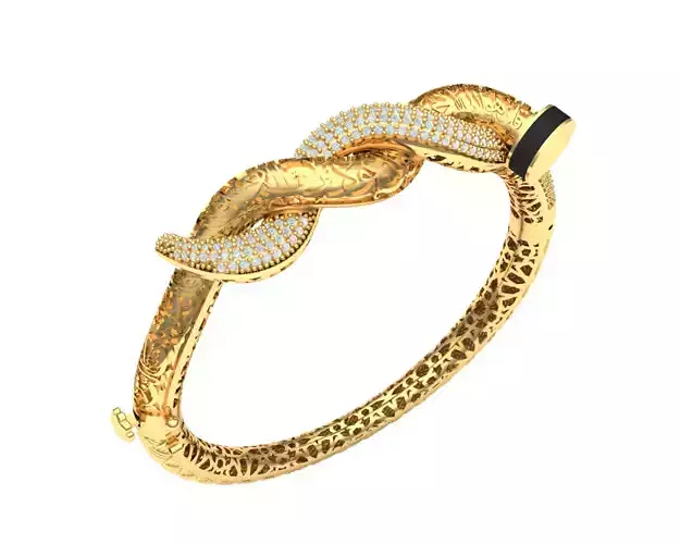 Islamic gold bracelet direct casting 