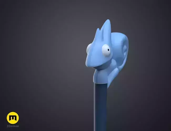Guses Chameleon Palisman Staff - The Owl House 3D print model