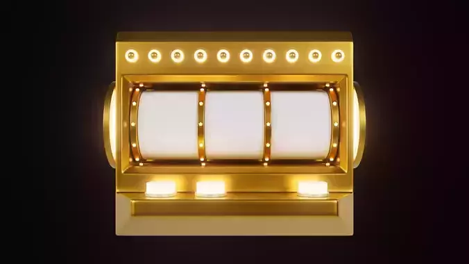 GOLD Casino Glow 3D model
