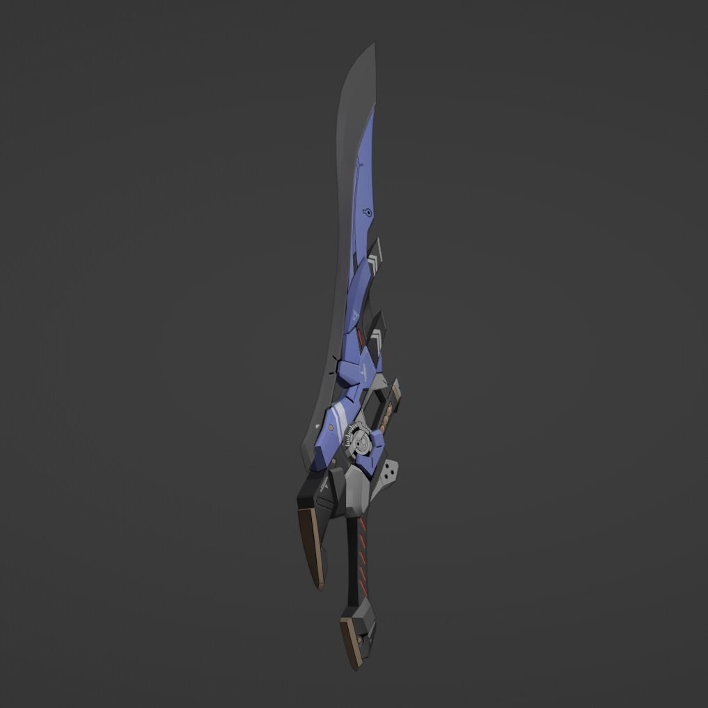 Arlan Sword - Honkai Star Rail - Arlan Cosplay 3D print model_4