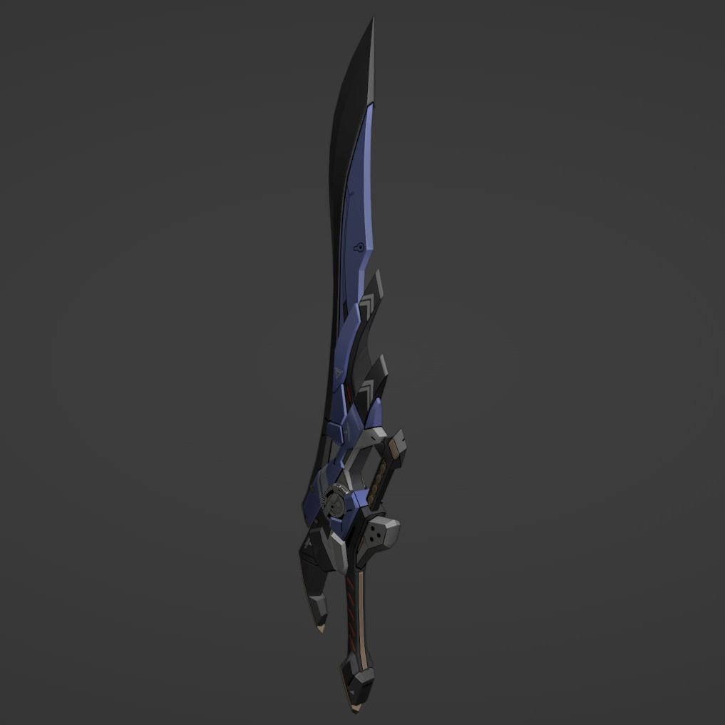 Arlan Sword - Honkai Star Rail - Arlan Cosplay 3D print model_5