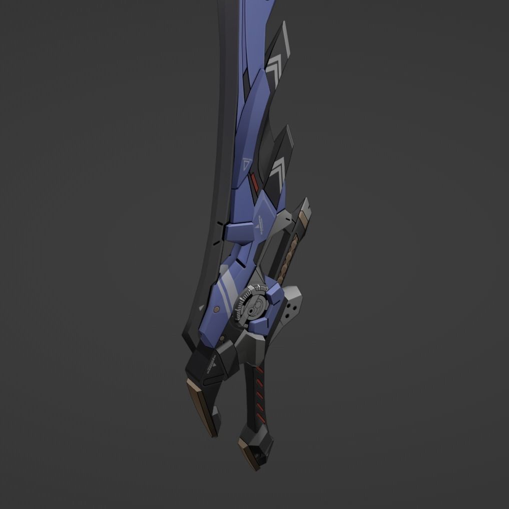 Arlan Sword - Honkai Star Rail - Arlan Cosplay 3D print model_2