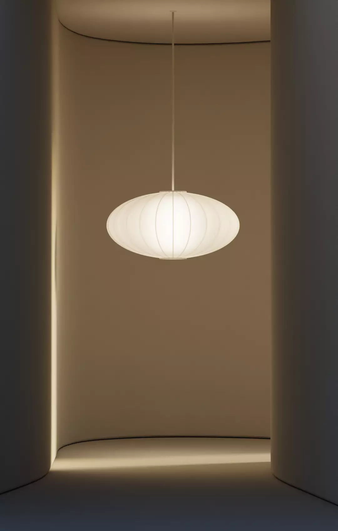 Paper lamp Free 3D model
