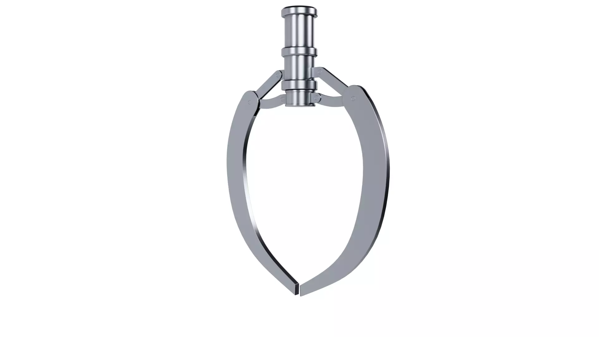 Metal Claw 5 with Rig 3D model_0