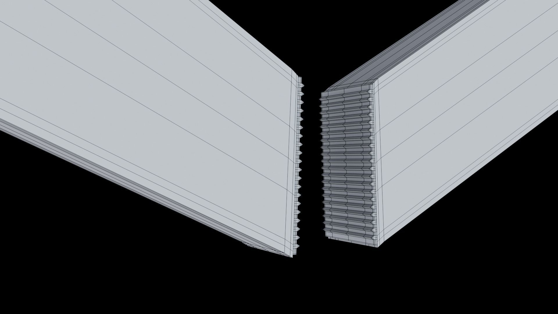 Metal Claw 5 with Rig 3D model_11