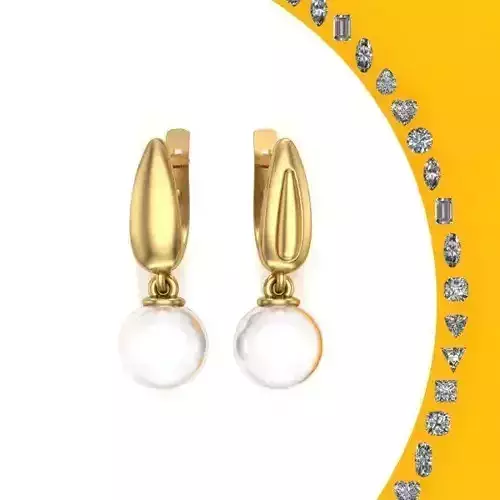 Earrings with pearls