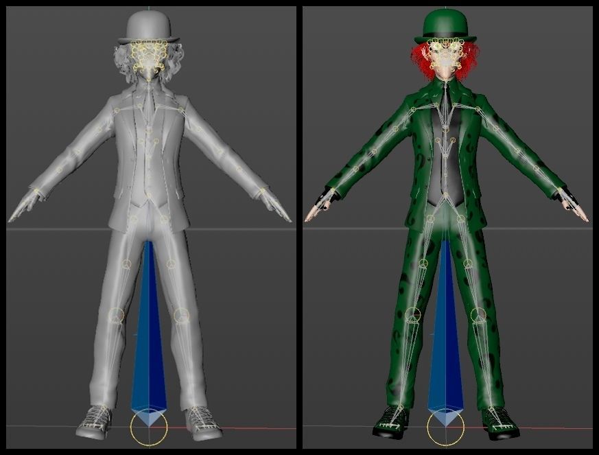 Riddler Unity Model 3D model The Riddler - Cartoon Style VR / AR / low-poly | CGTrader