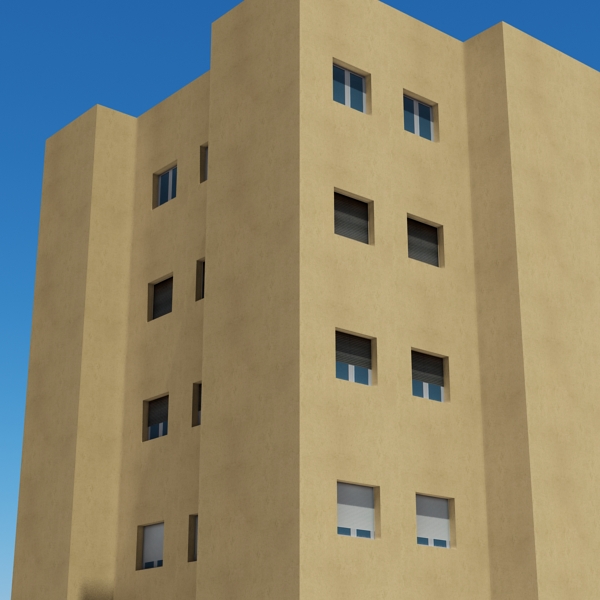 Building Collection 91 - 100 Low-poly 3D model_75