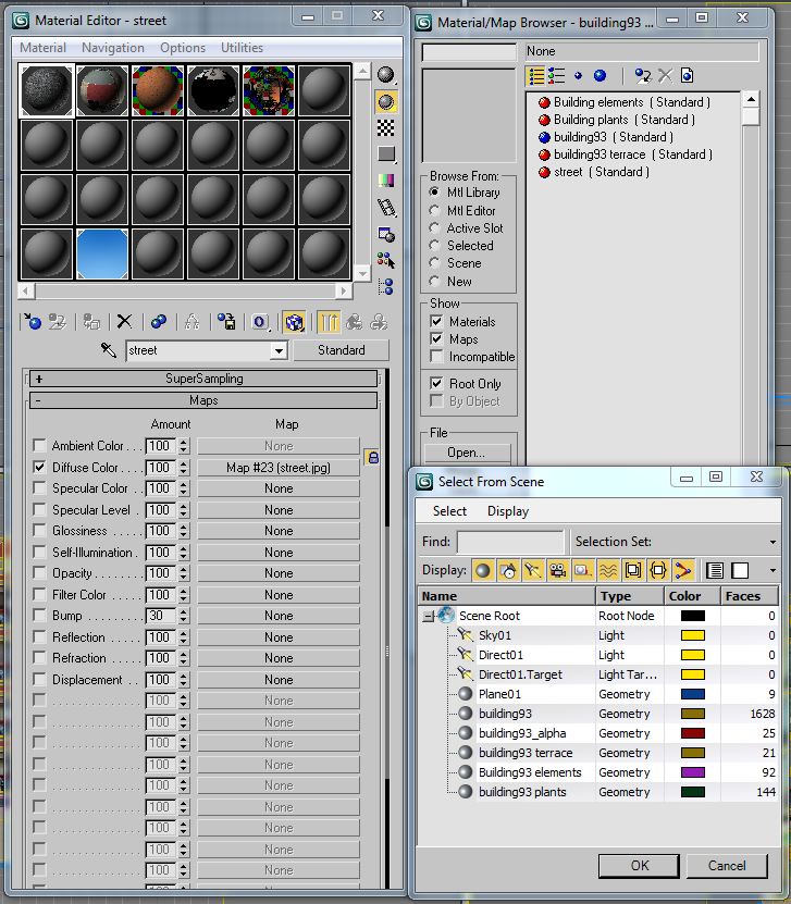 Building Collection 91 - 100 Low-poly 3D model_45