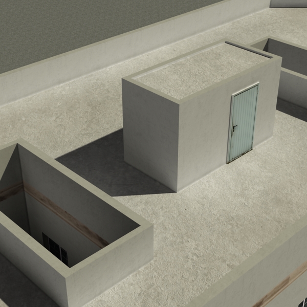 Building Collection 91 - 100 Low-poly 3D model_121