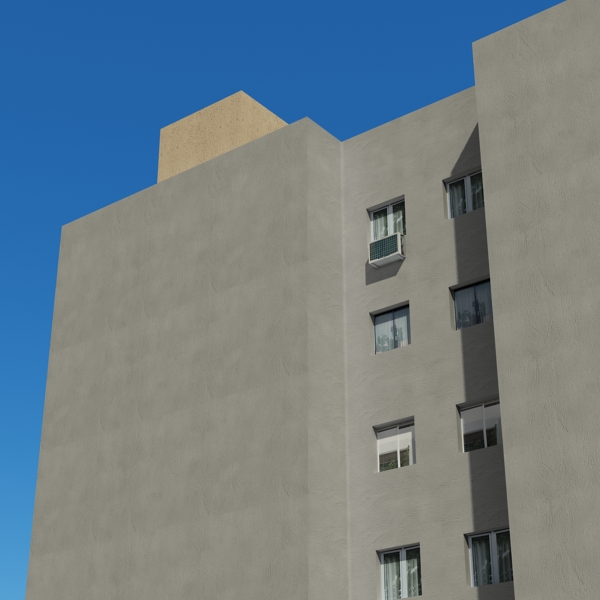 Building Collection 91 - 100 Low-poly 3D model_27