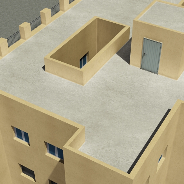 Building Collection 91 - 100 Low-poly 3D model_74