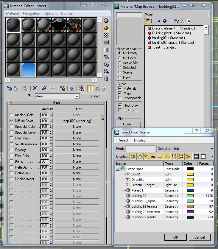 Building Collection 91 - 100 Low-poly 3D model_30