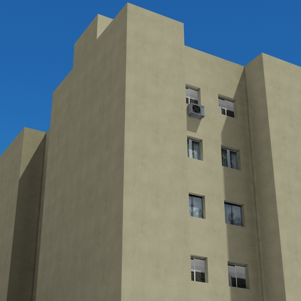 Building Collection 91 - 100 Low-poly 3D model_13