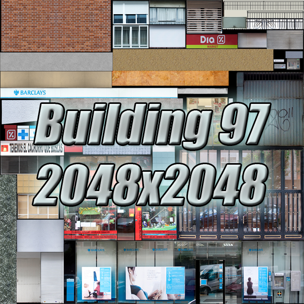 Building Collection 91 - 100 Low-poly 3D model_110