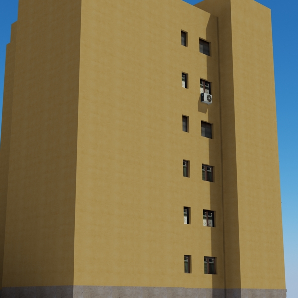 Building Collection 91 - 100 Low-poly 3D model_59