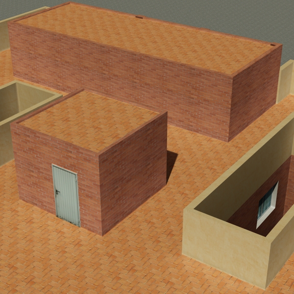 Building Collection 91 - 100 Low-poly 3D model_89