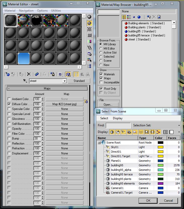 Building Collection 91 - 100 Low-poly 3D model_78