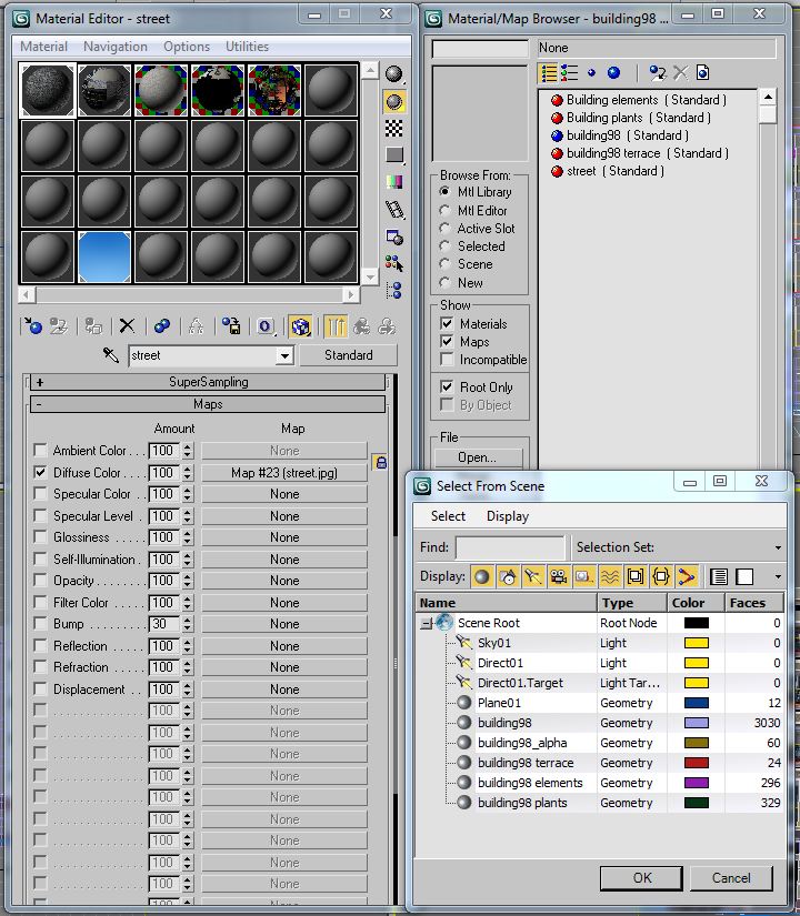 Building Collection 91 - 100 Low-poly 3D model_125