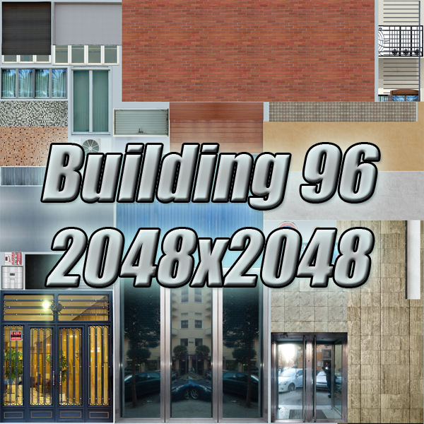 Building Collection 91 - 100 Low-poly 3D model_93