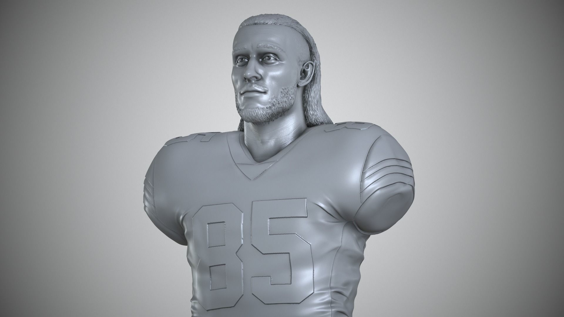 George Kittle 3D print model_16