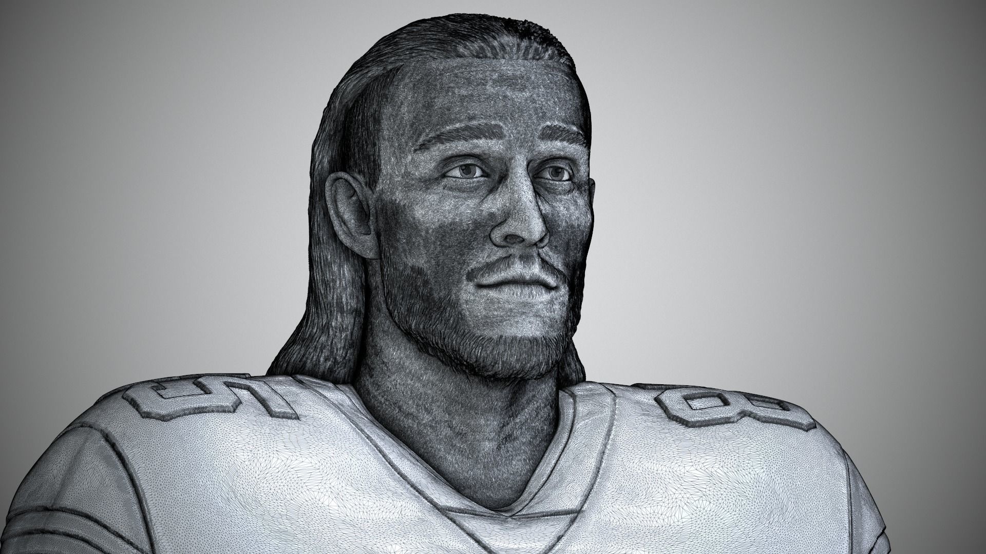 George Kittle 3D print model_24