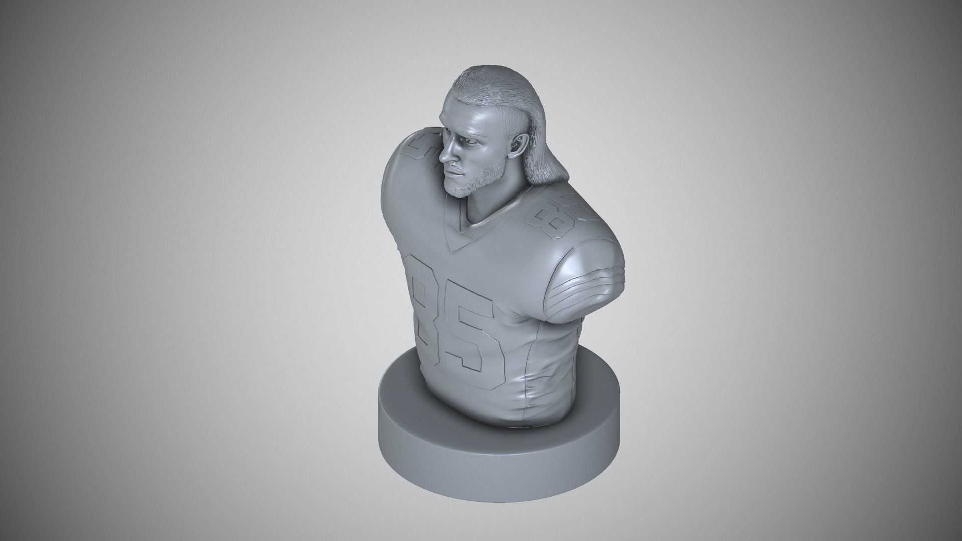 George Kittle 3D print model_18