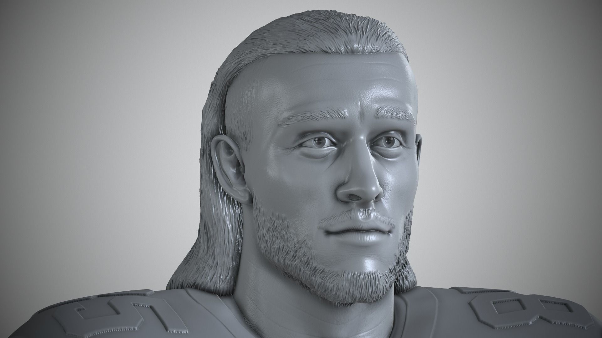 George Kittle 3D print model_6