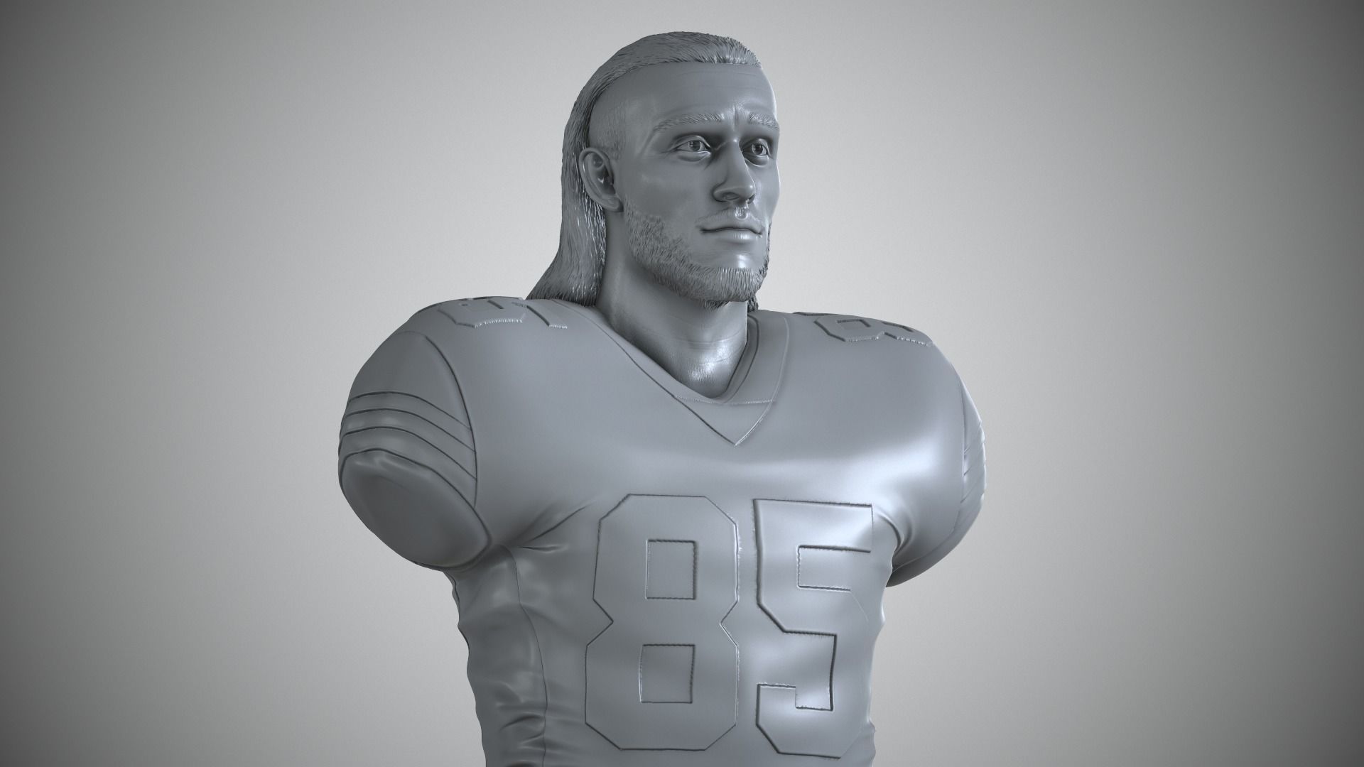 George Kittle 3D print model_15