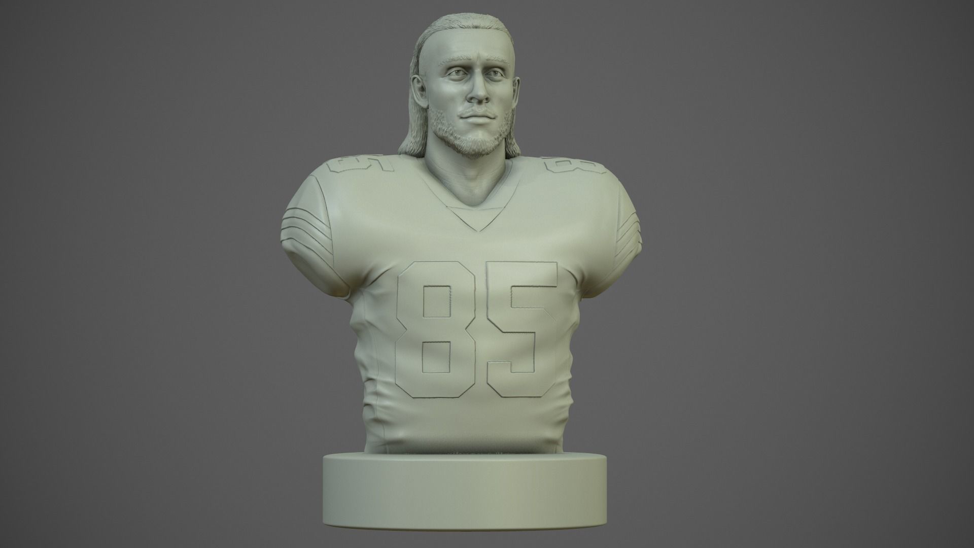 George Kittle 3D print model_3