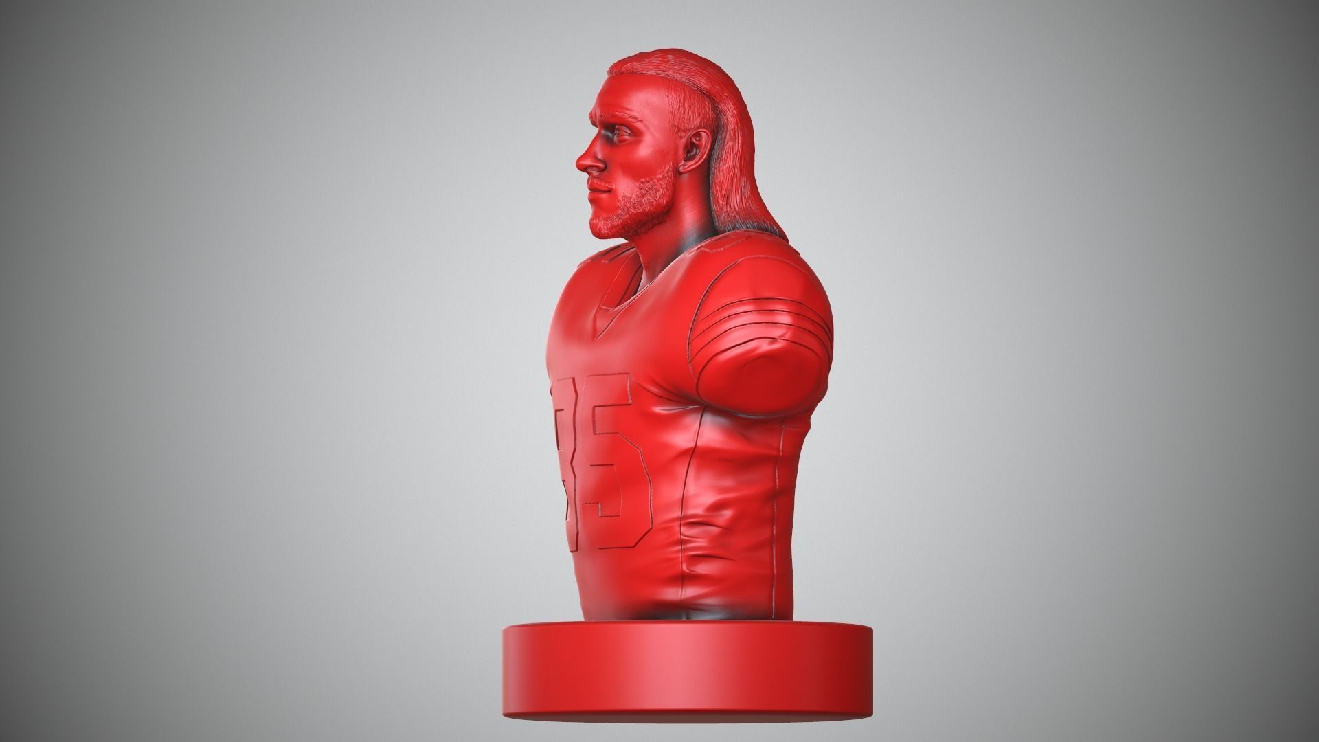 George Kittle 3D print model_13