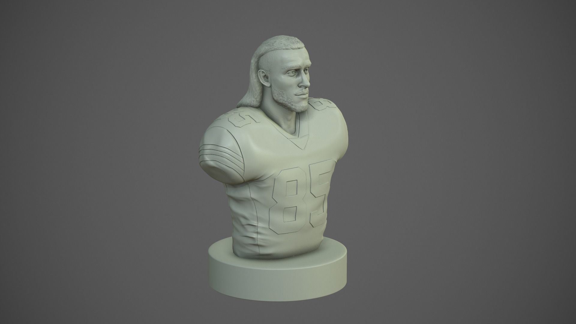 George Kittle 3D print model_5