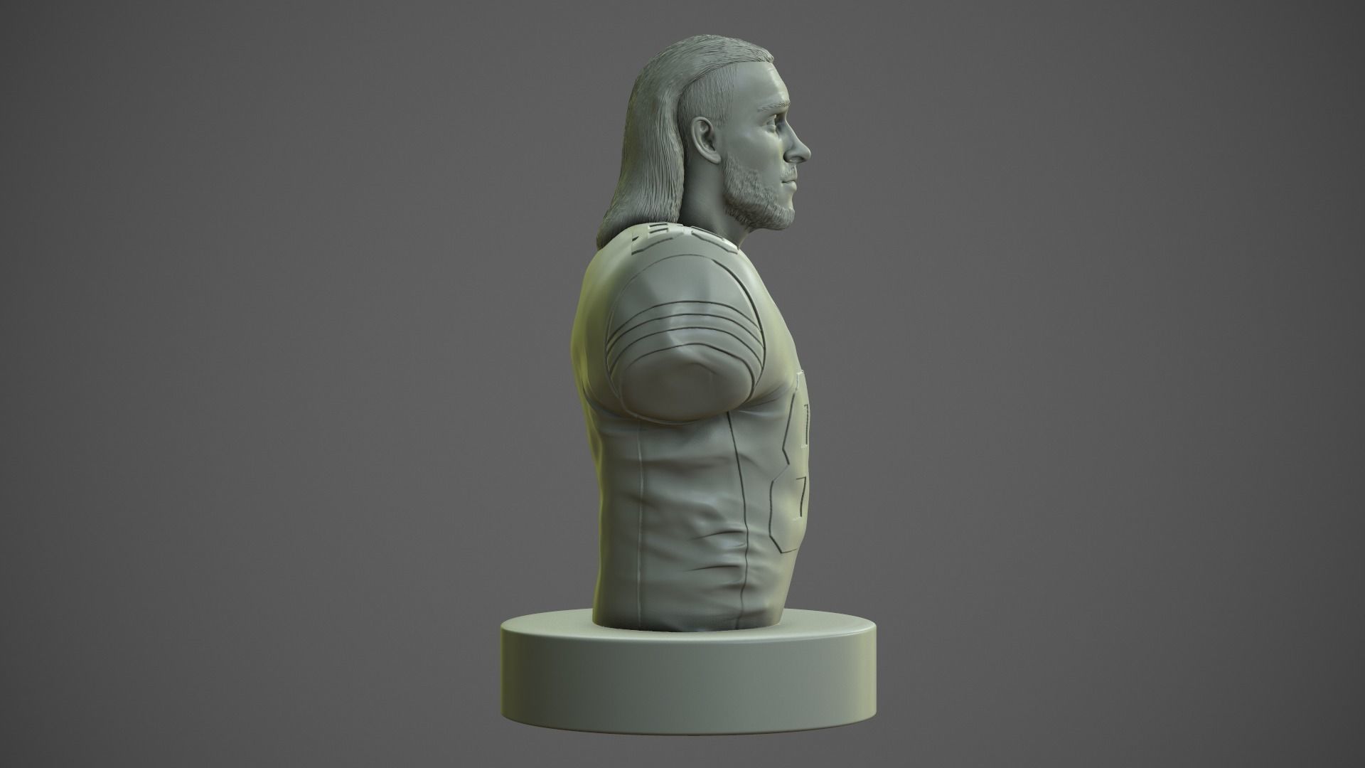 George Kittle 3D print model_28