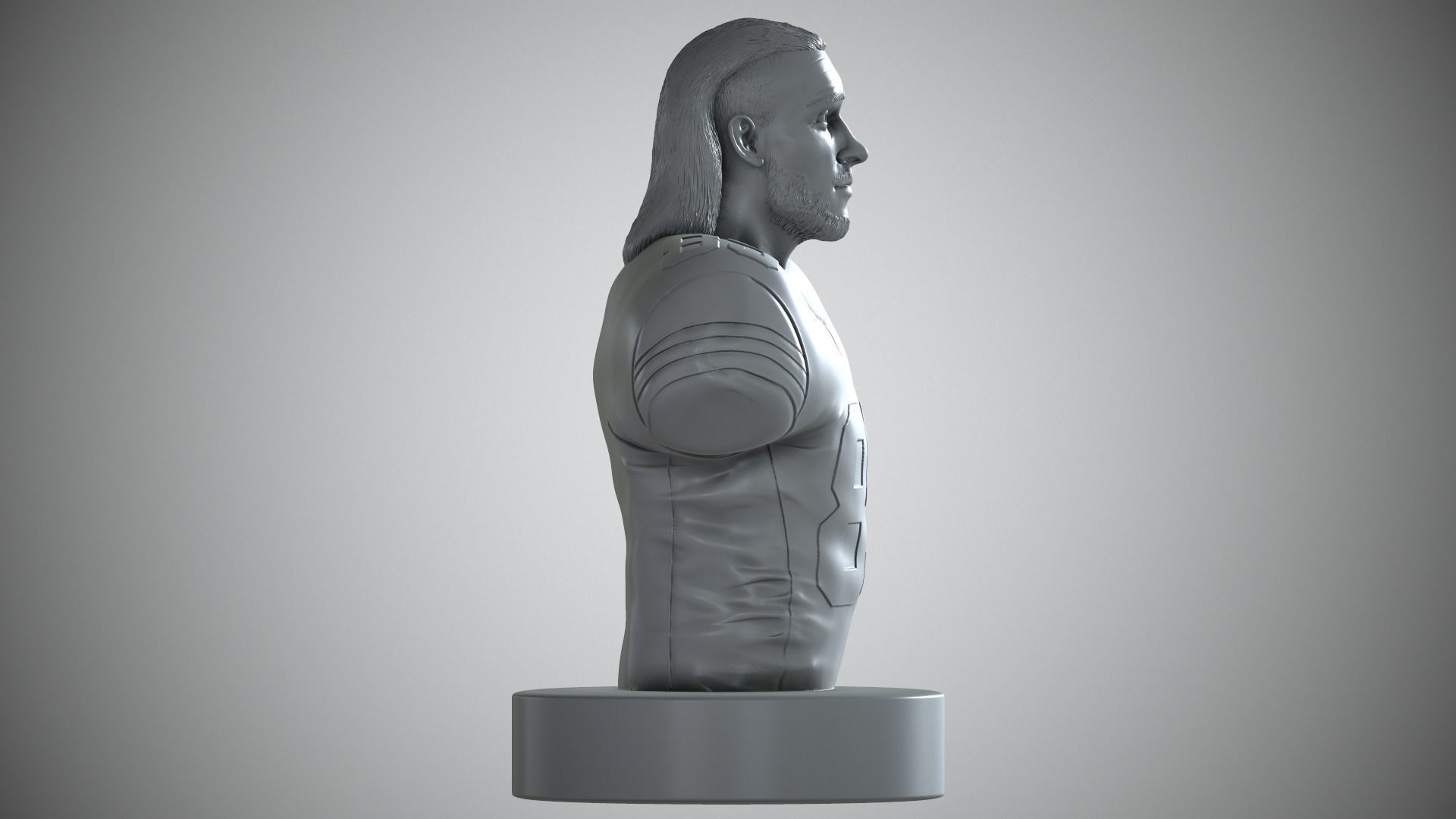 George Kittle 3D print model_4