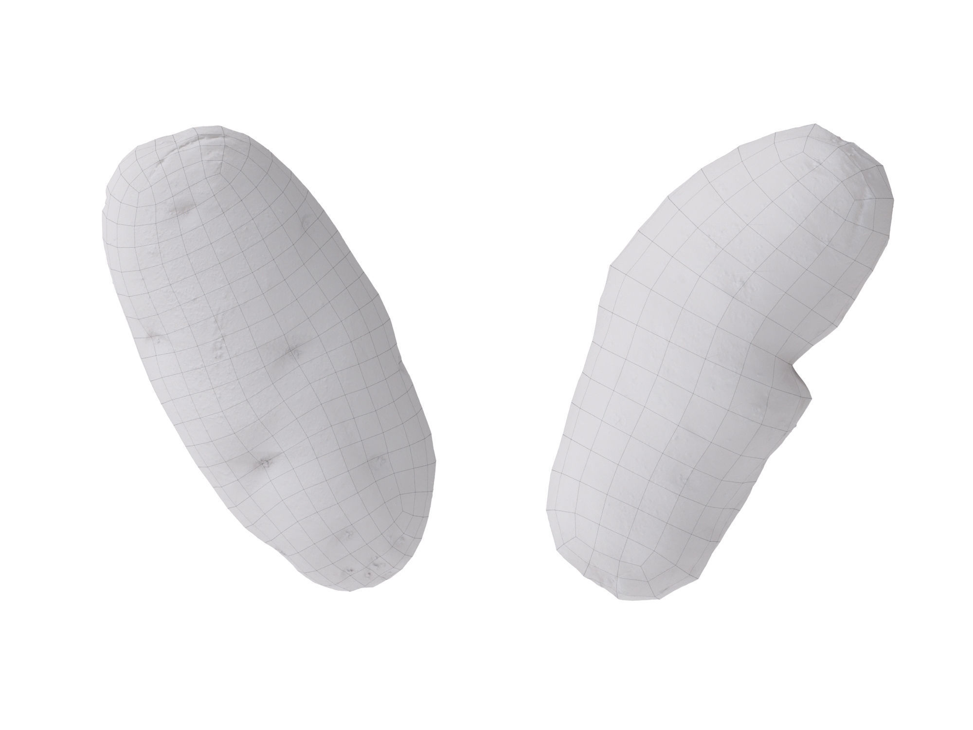 Potatoes 01 Low-poly 3D model_12