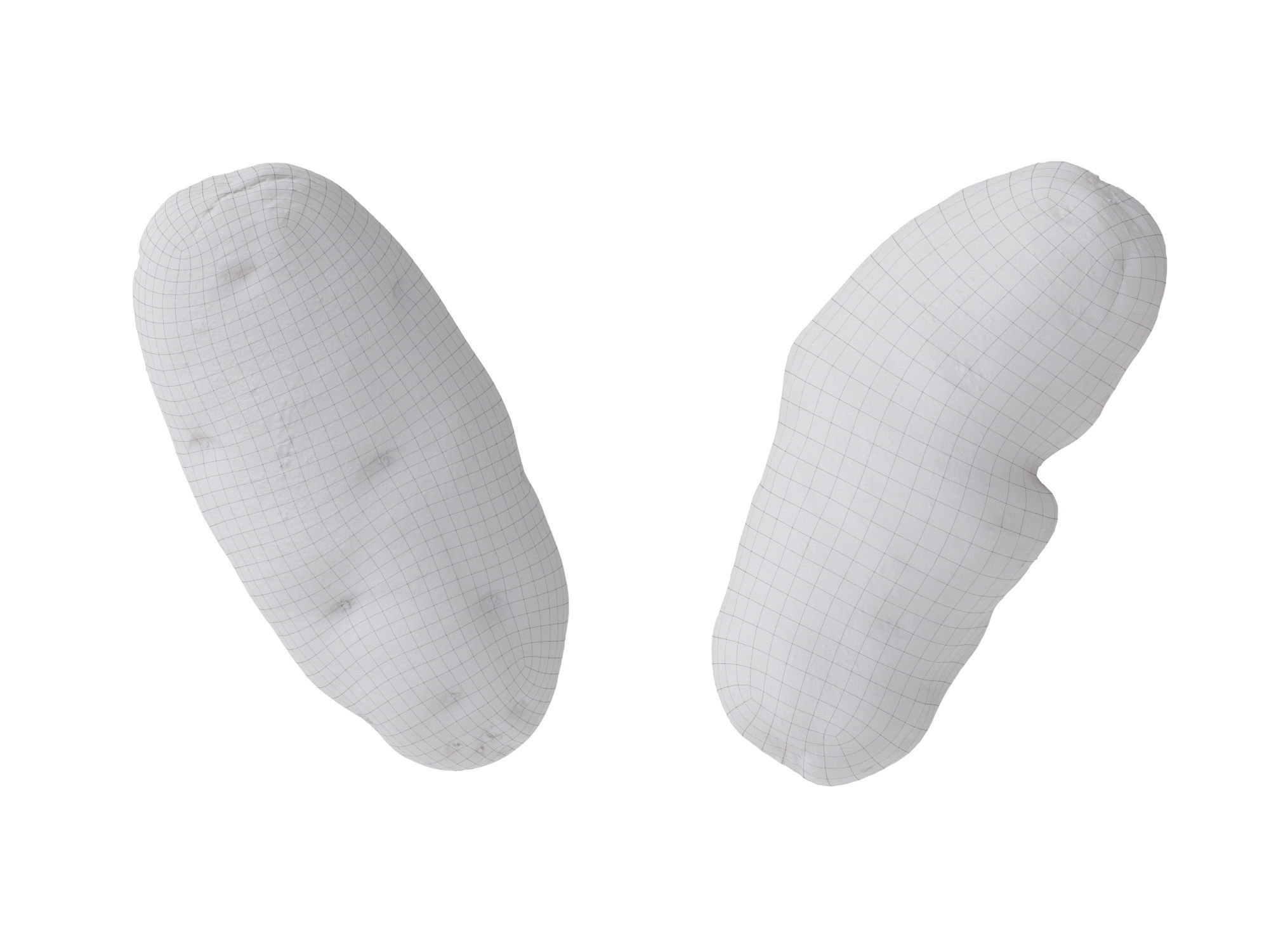 Potatoes 01 Low-poly 3D model_13