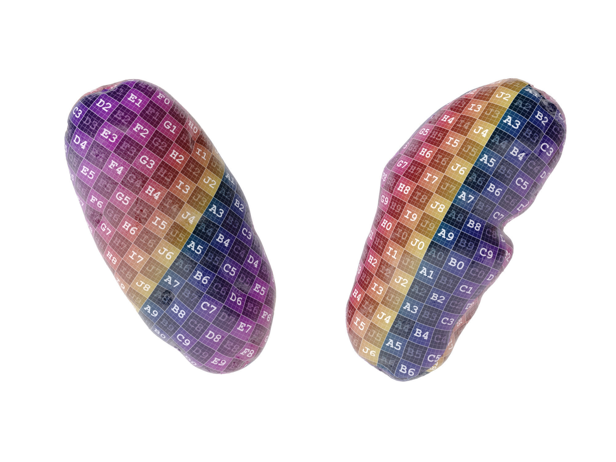 Potatoes 01 Low-poly 3D model_14