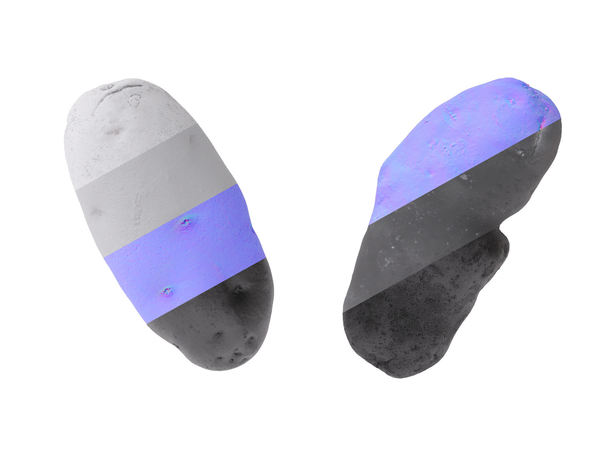 Potatoes 01 Low-poly 3D model_15